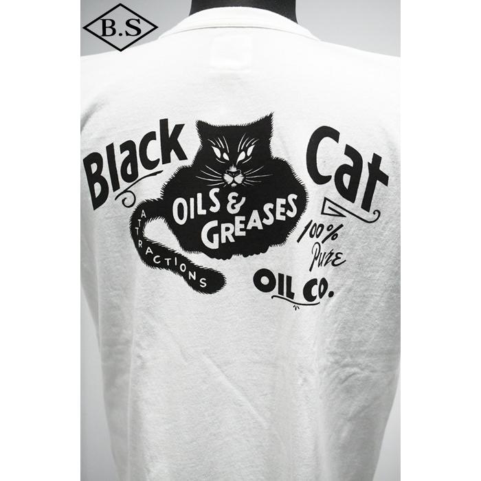 アトラクションズ Attractions Tシャツ AM0001 Black Cat Back Print