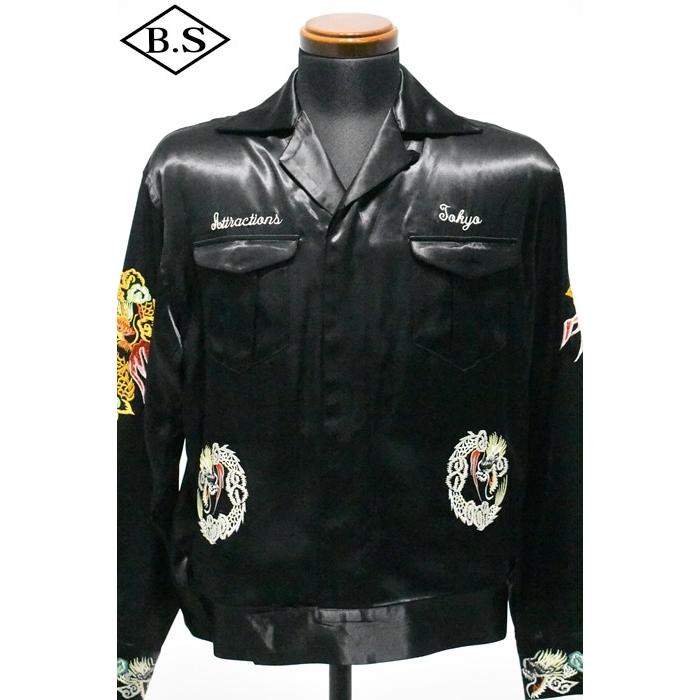 アトラクションズ Attractions アウター Lot.873 Souvenir Rayon Jacketの画像