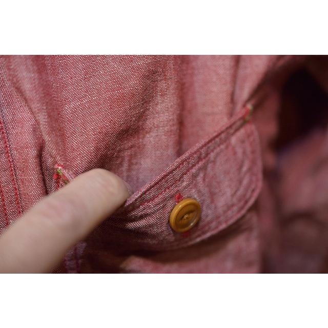 MISTER FREEDOM SC27841 SURPLUS CHAMBRAY NIXON SHIRTS レッド