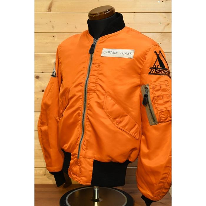 バズリクソンズ アウター BUZZ RICKSON’S BR15165 Type ORANGE L-2B FLITE WEAR TALON TEST FORCEの画像