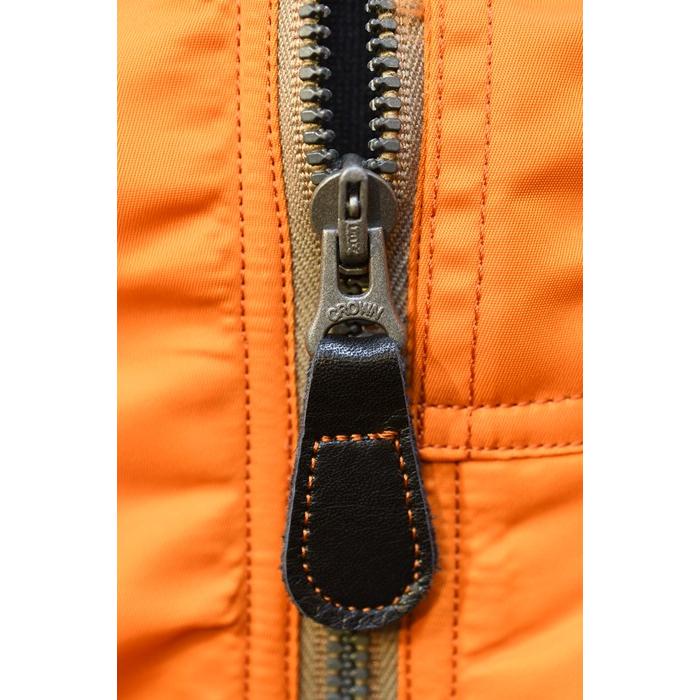 バズリクソンズ アウター BUZZ RICKSON’S BR15165 Type ORANGE L-2B FLITE WEAR TALON TEST FORCEの画像