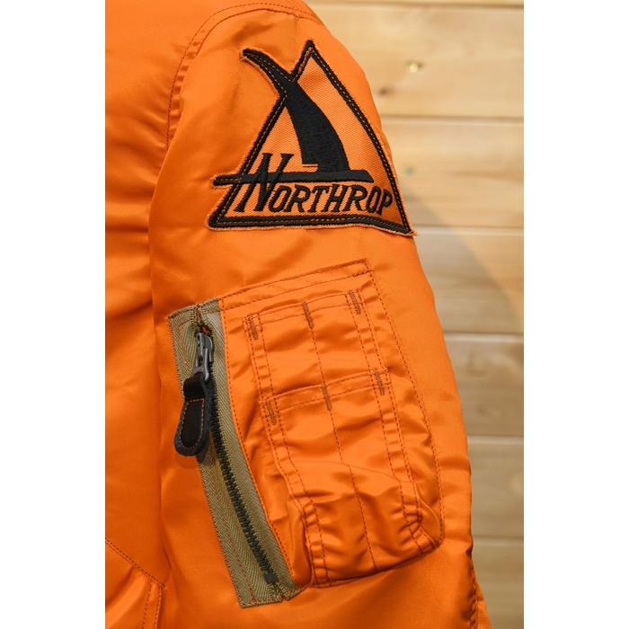 バズリクソンズ アウター BUZZ RICKSON’S BR15165 Type ORANGE L-2B FLITE WEAR TALON TEST FORCEの画像
