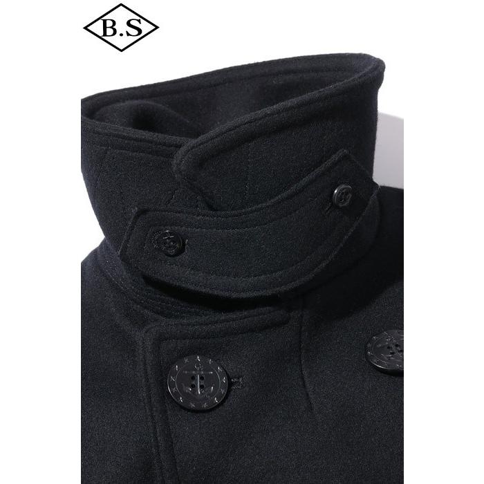 バズリクソンズ  BUZZ RICKSON’S アウター BR12394 WILLIAM GIBSON COLLECTION Type BLACK PEA COAT BLACKの画像