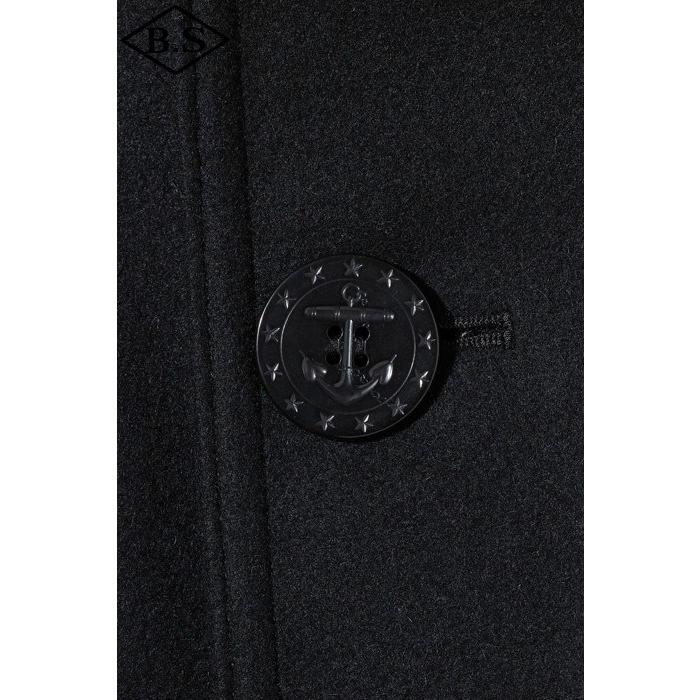 バズリクソンズ  BUZZ RICKSON’S アウター BR12394 WILLIAM GIBSON COLLECTION Type BLACK PEA COAT BLACKの画像