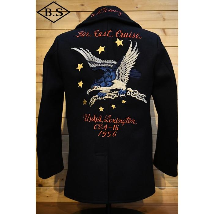 バズリクソンズ BUZZ RICKSON’S アウター BR15350 SUKA PEA COAT “BUZZ RICKSON'S 30th ANNIVERSARY MODEL USS LEXINTON CVA-16 SUKA EMBROIDERY”の画像