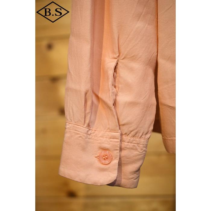 スタイルアイズ STYLE EYES 長袖シャツ SE29258 “PLAIN” BOWLING SHIRT PINK｜barnstormer2｜06