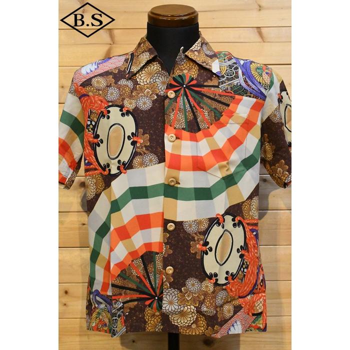 SUN SURF アロハシャツ ブラウン Lサイズ SUN SURF サンサーフ アロハシャツ SS39271 SPECIAL EDITION “MIKAGURA
