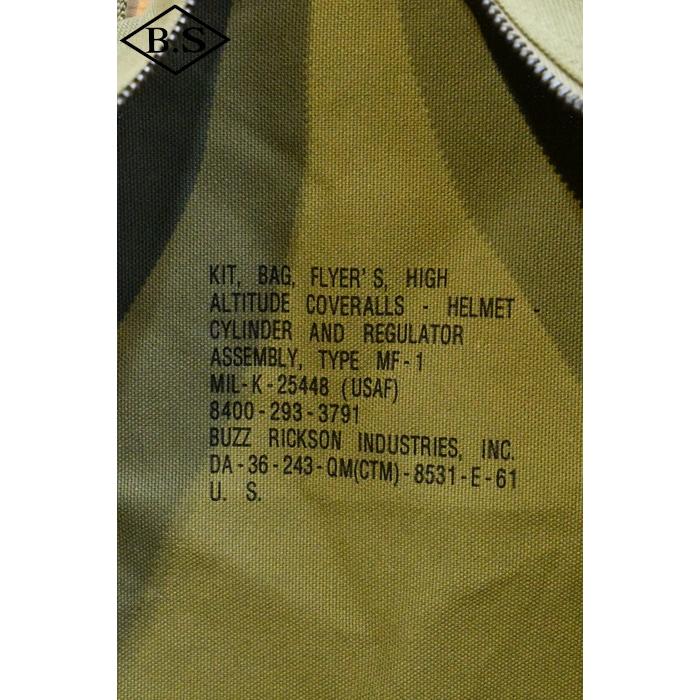 バズリクソンズ BUZZ RICKSON’S バッグ BR02816 TYPE MF-1 KIT BAG OLIVEの画像