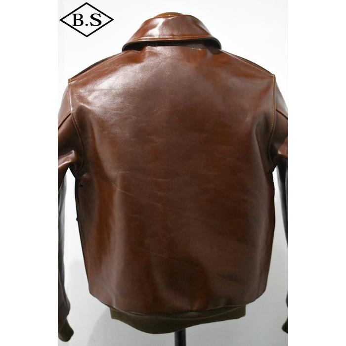 バズリクソン TYPE A-2 レザージャケット 34 ダークブラウン Buzz Rickson's バズリクソンズ】 レザージャケット/Type A-2 ---EAL