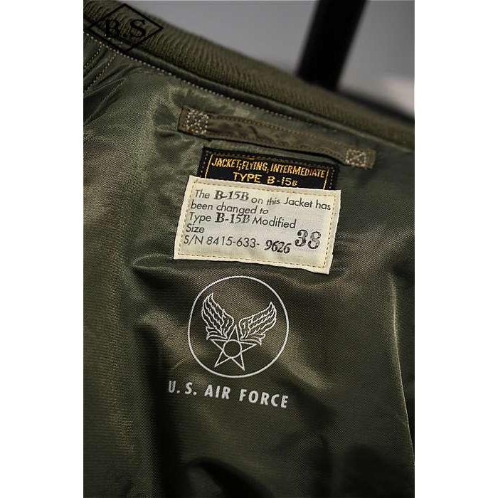 バズリクソンズ BUZZ RICKSON’S アウター BR15568 Type B-15B(MOD.) “B.RICKSON MFG.CO.” OLIVEの画像