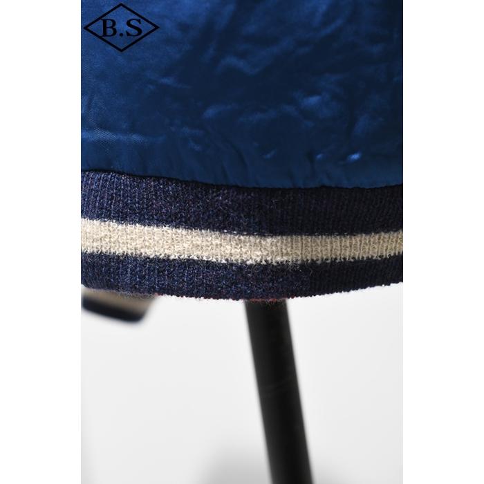 港商商会 KOSHO&CO. スカジャン TT15618-125 Early 1950s Style Acetate Souvenir Jacket  “WHITE DRAGON” × “WHITE DRAGON” BLUEの画像