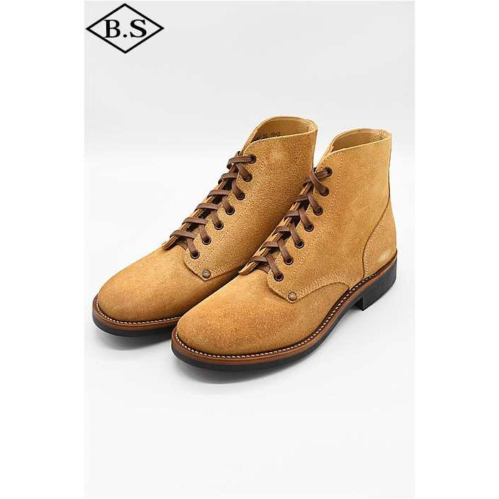 バズリクソンズ BUZZ RICKSON’S ブーツ BR02800 SHOE, SERVICE, REVERSE UPPER, COMPOSITION SOLE Type M-43 CAMELの画像