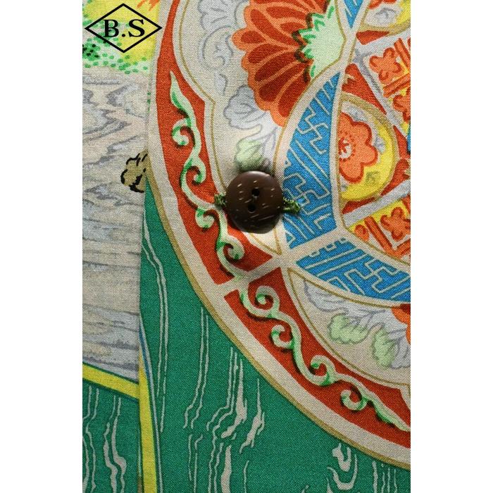 サンサーフ SUN SURF アロハシャツ Lot No.SS39482 / SUN SURF SPECIAL EDITION “HISTORICAL POTTERY” GREENの画像