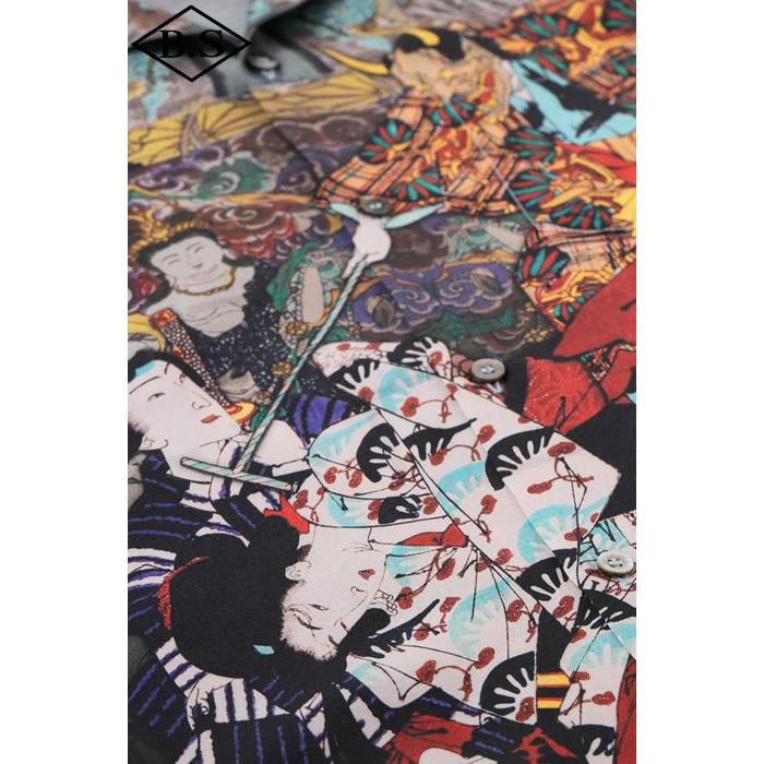 SUN SURF サンサーフ アロハシャツ SS39531 × 月岡芳年 SPECIAL