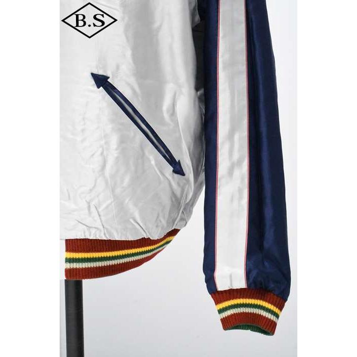 テーラー東洋 TAILOR TOYO スカジャン TT15790-170 / Mid 1950s Style Acetate Souvenir Jacket “EAGLE” × “BLUE TIGER”の画像