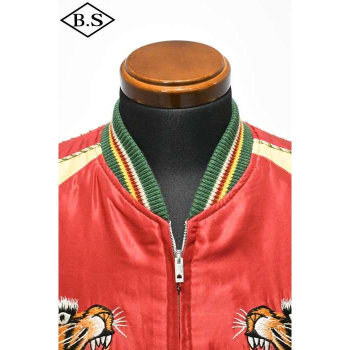 テーラー東洋 TAILOR TOYO スカジャン TT15790-170 / Mid 1950s Style Acetate Souvenir Jacket “EAGLE” × “BLUE TIGER”の画像