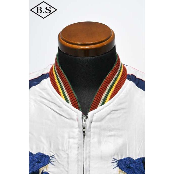 テーラー東洋 TAILOR TOYO スカジャン TT15790-170 / Mid 1950s Style Acetate Souvenir Jacket “EAGLE” × “BLUE TIGER”の画像