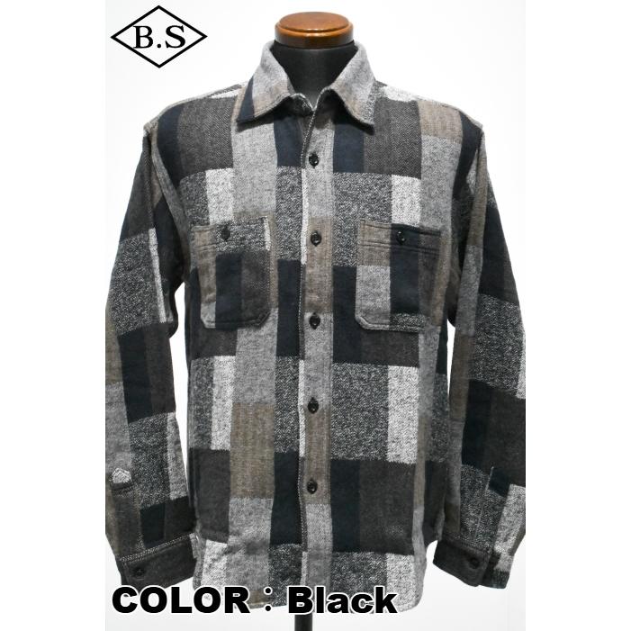 SUGAR CANE シュガーケーン 長袖シャツ SC29590 / RANDOM PATCHWORK