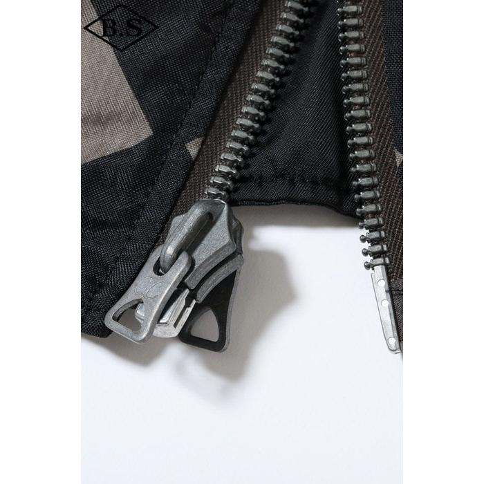 バズリクソンズ  BUZZ RICKSON’S ベスト  Lot No. BR15811 / WILLIAM GIBSON COLLECTION BLACK LINE CREWMAN VEST (MOD.) REVERSIBLE  GRAY×BLACKの画像