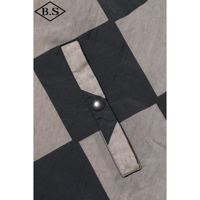 バズリクソンズ  BUZZ RICKSON’S ベスト  Lot No. BR15811 / WILLIAM GIBSON COLLECTION BLACK LINE CREWMAN VEST (MOD.) REVERSIBLE  GRAY×BLACKの画像