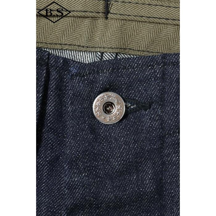 バズリクソンズ BUZZ RICKSON’S パンツ Lot No. BR42596 / TROUSERS, FIELD, Type M-1943 “DENIM CIVILIAN MODEL”の画像