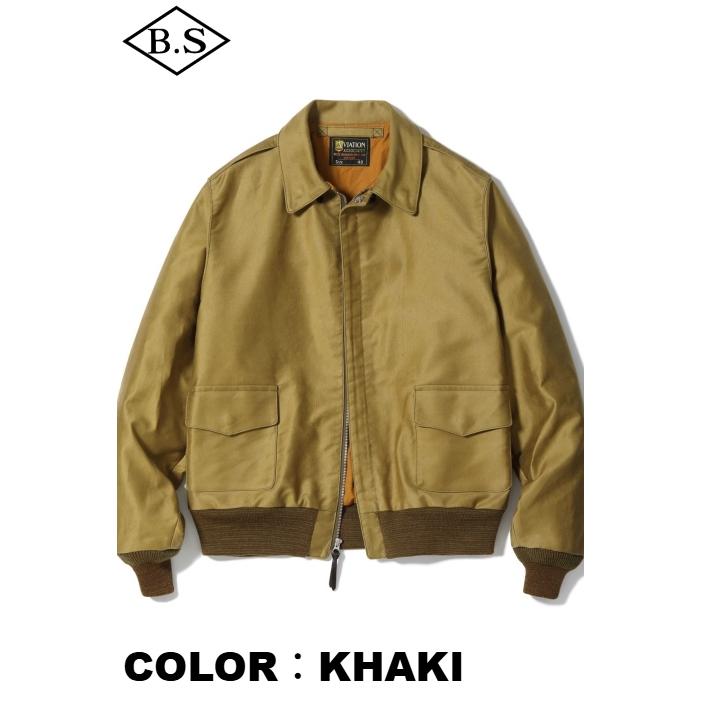 バズリクソンズ BUZZ RICKSON’S アウター BR15767 AVIATION ASSOCIATES JUNGLE CLOTH A-2の画像