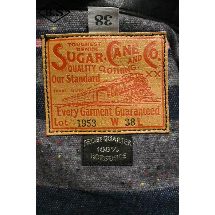 シュガーケーン アウター Sugar Cane SC80681 BLACK HORSEHIDE LEATHER JACKET 1953 MODEL BLACK | SUGAR CANE | 12