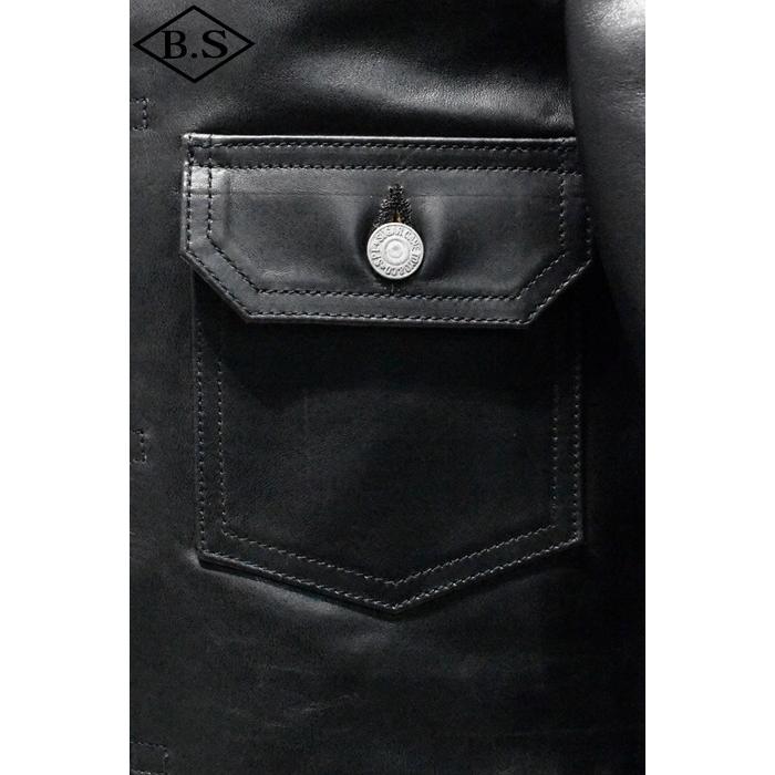 シュガーケーン アウター Sugar Cane SC80681 BLACK HORSEHIDE LEATHER JACKET 1953 MODEL BLACK | SUGAR CANE | 04