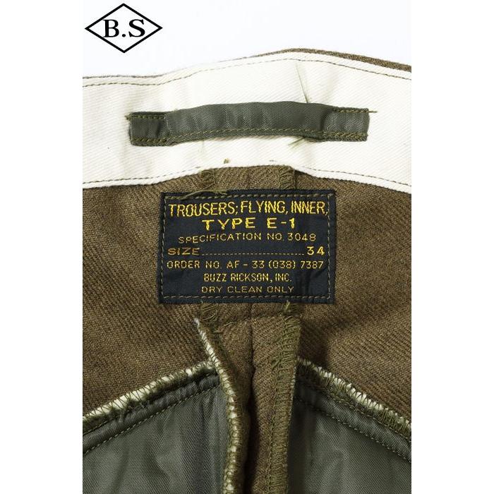 バズリクソンズ BUZZ RICKSON’S パンツ BR42590 TYPE E-1 BUZZ RICKSON INC. OLIVE | BUZZ RICKSON'S | 02