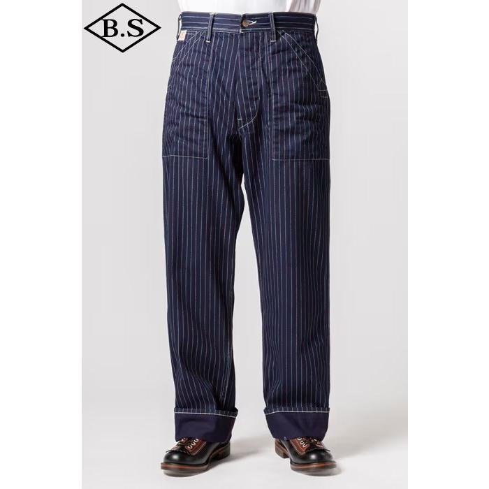 シュガーケーン Sugar Cane パンツ SC40786  9oz. WABASH STRIPE ENGINEER PANTS NAVY | SUGAR CANE