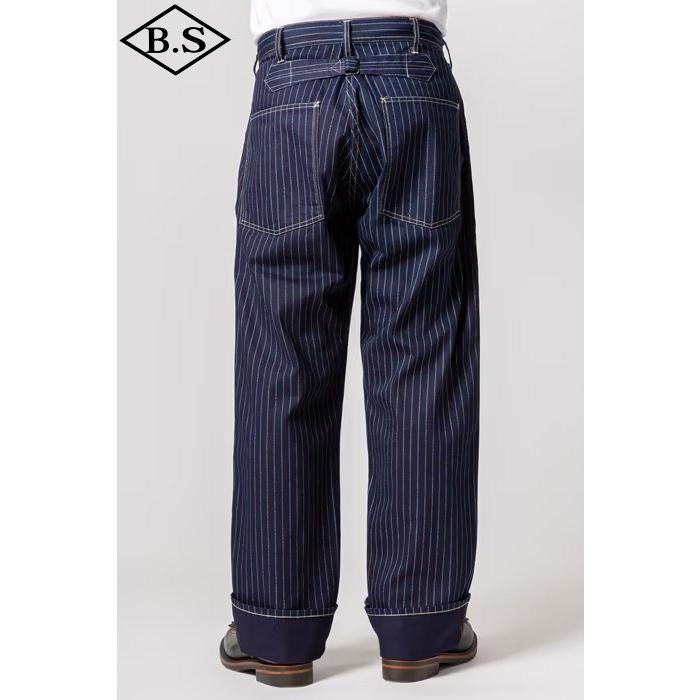 シュガーケーン Sugar Cane パンツ SC40786  9oz. WABASH STRIPE ENGINEER PANTS NAVY | SUGAR CANE | 01