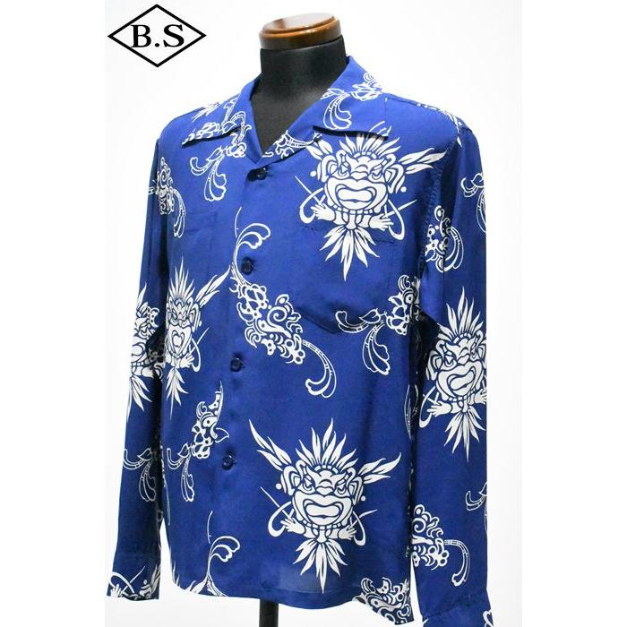 SUN SURF サンサーフ 長袖アロハシャツ SS29601 RAYON HAWAIIAN SHIRT
