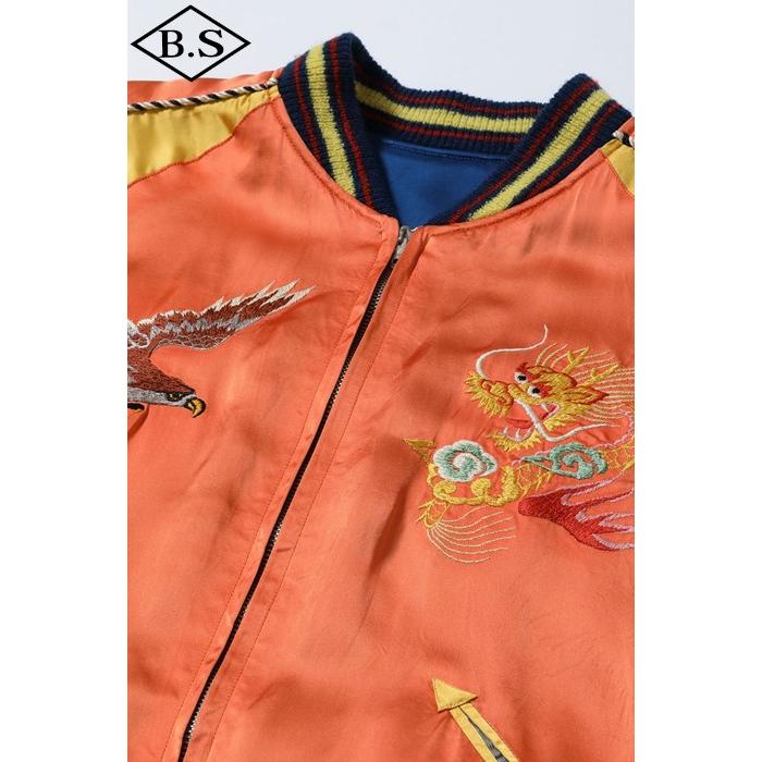 港商商会 KOSHO&CO.  アウター TT15911-159 Late 1940s Style Acetate Souvenir Jacket KOSHO & CO. Special Edition EAGLE & DRAGON × JAPAN MAPの画像