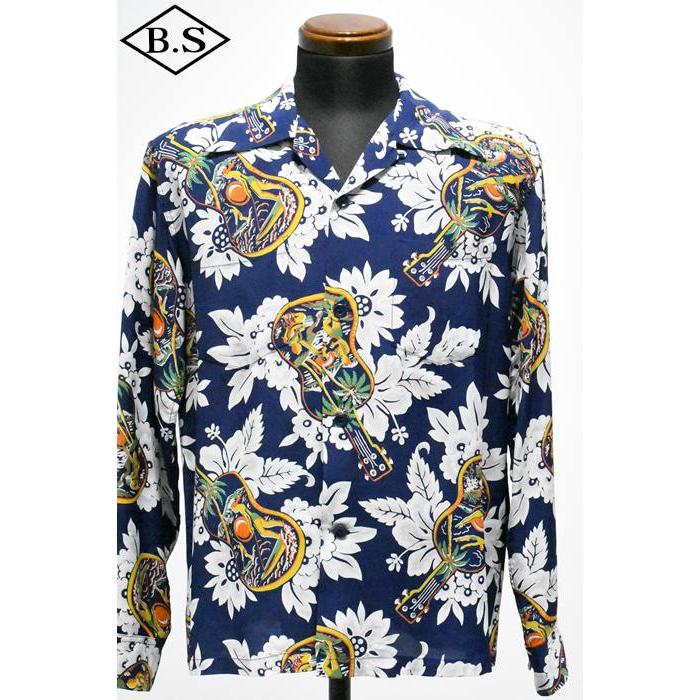 SUN SURF サンサーフ 長袖アロハシャツ SS29603 RAYON HAWAIIAN SHIRT