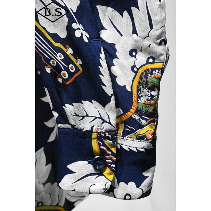 SUN SURF サンサーフ 長袖アロハシャツ SS29603 RAYON HAWAIIAN SHIRT
