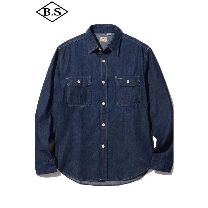 シュガーケーン SUGAR CANE 長袖シャツ Lot No. SC27852 / BLUE DENIM WORK SHIRT | SUGAR CANE