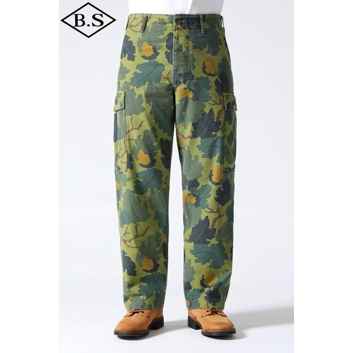 バズリクソンズ BUZZ RICKSON’S パンツ BR42668 MITCHELL PATTERN CAMOUFLAGE TROUSERS MEN’S COMBAT TROPICAL カモフラージュ