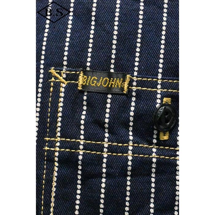 Big John（ビッグジョン） 長袖シャツ MS005E 10oz SELVADGE DENIM