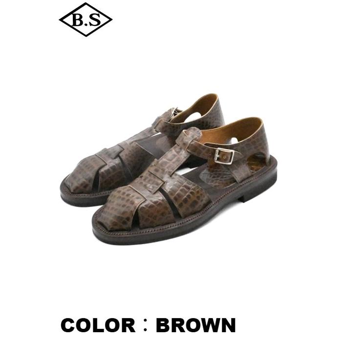 ブルスケッタシューズ BRUSCHETTA SHOES サンダル ORLEANS EMBOSS オルレアンエンボスの画像