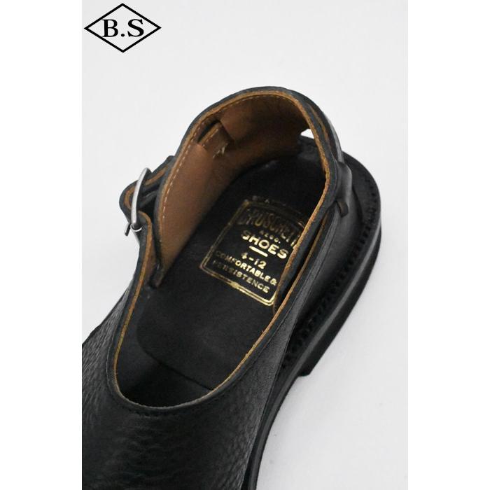 ブルスケッタシューズ BRUSCHETTA SHOES サンダル TOLUCA VACHETTA  BLACK トルーカの画像