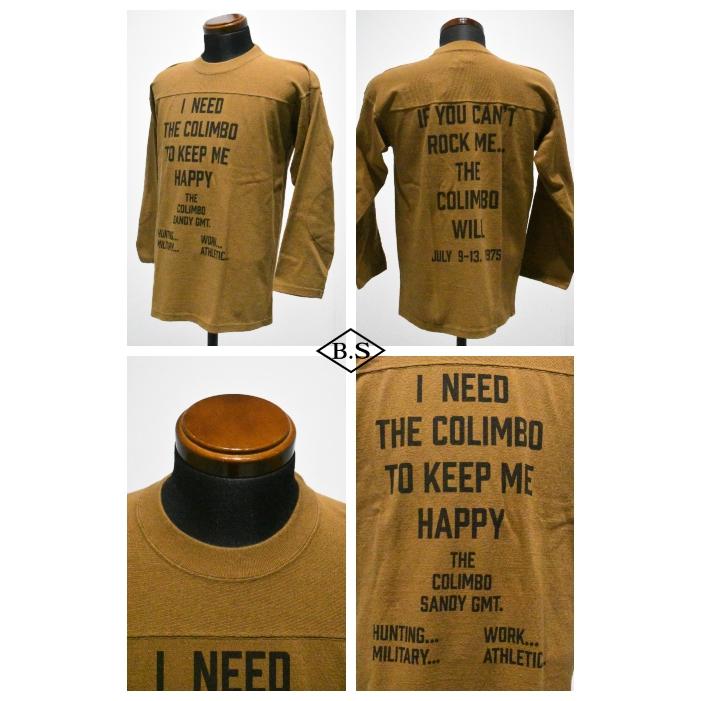 コリンボ COLIMBO 長袖Tシャツ  ZB-0409 Yonkers Football Tee HAPPINESS SLOGAN | コリンボ | 11