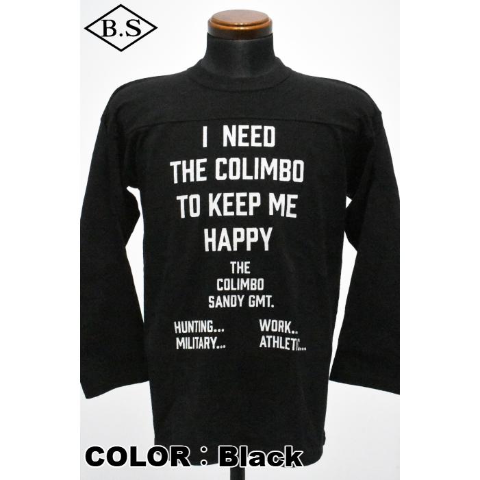 コリンボ COLIMBO 長袖Tシャツ  ZB-0409 Yonkers Football Tee HAPPINESS SLOGAN | コリンボ | 13
