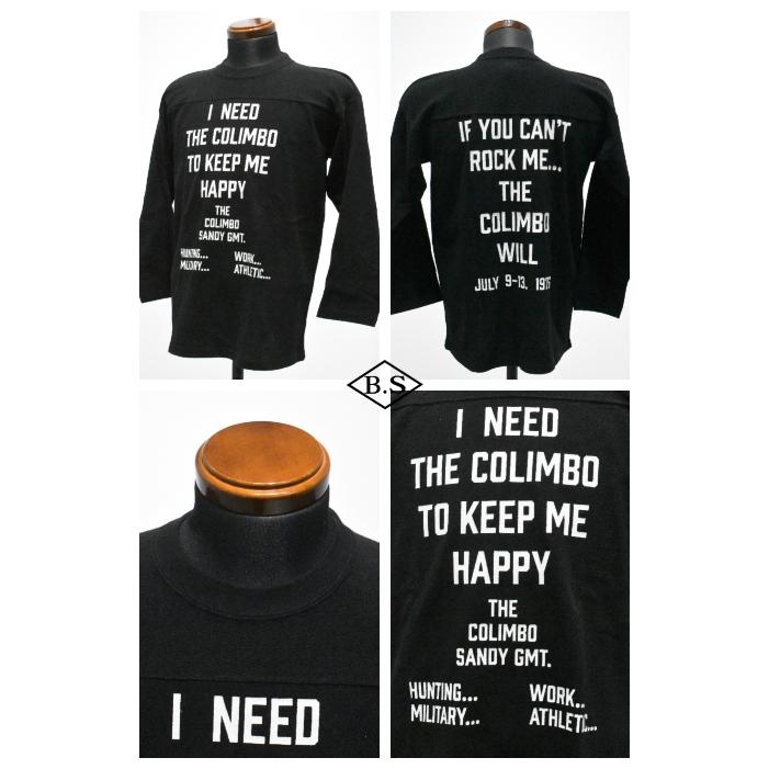 コリンボ COLIMBO 長袖Tシャツ  ZB-0409 Yonkers Football Tee HAPPINESS SLOGAN | コリンボ | 14