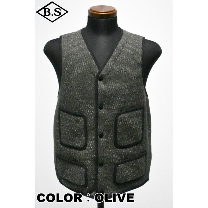 ロストヒルズ　復刻　BROWN'S BEACH ベスト　ブラウンズビーチ　ごま塩 ロストヒルズ LOSTHILLS ブラウンズビーチ BROWN'S BEACH ベスト 724 V