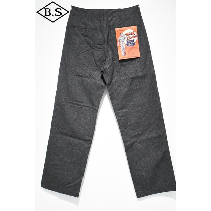 値下げ交渉可　cushman 22686 メンズ ブラックシャンブレーパンツ CUSHMAN / クッシュマン パンツ CUSHMAN 22686 ブラック