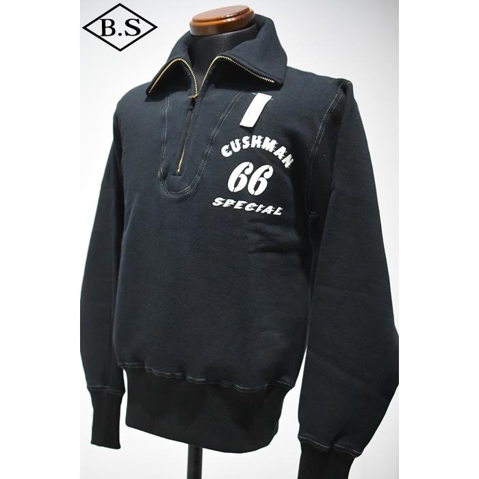 CUSHMAN（クッシュマン） スウェット 26376 HALF ZIP TURTLE SWEAT(66