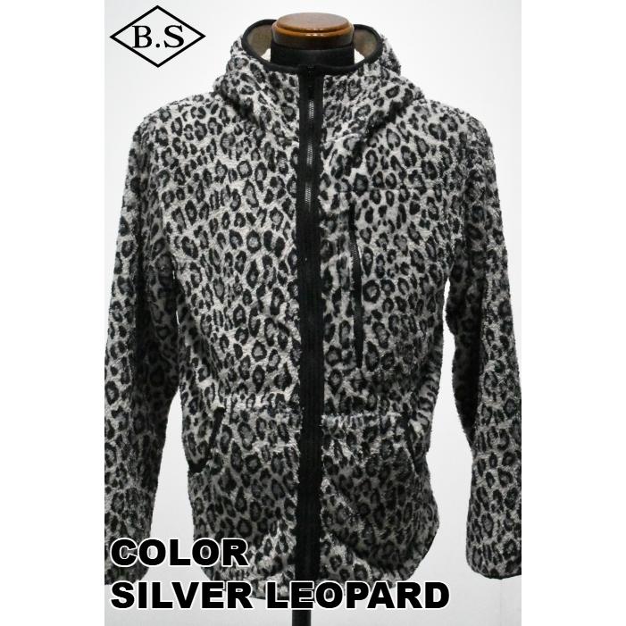 CUSHMAN（クッシュマン） ジップパーカー 66930 LEOPARD FLEECE ZIP