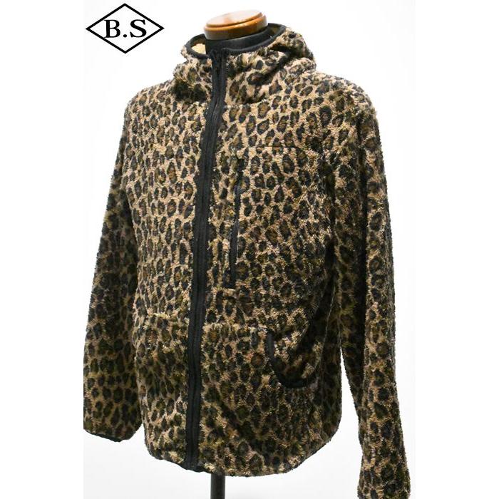 CUSHMAN（クッシュマン） ジップパーカー 66930 LEOPARD FLEECE ZIP