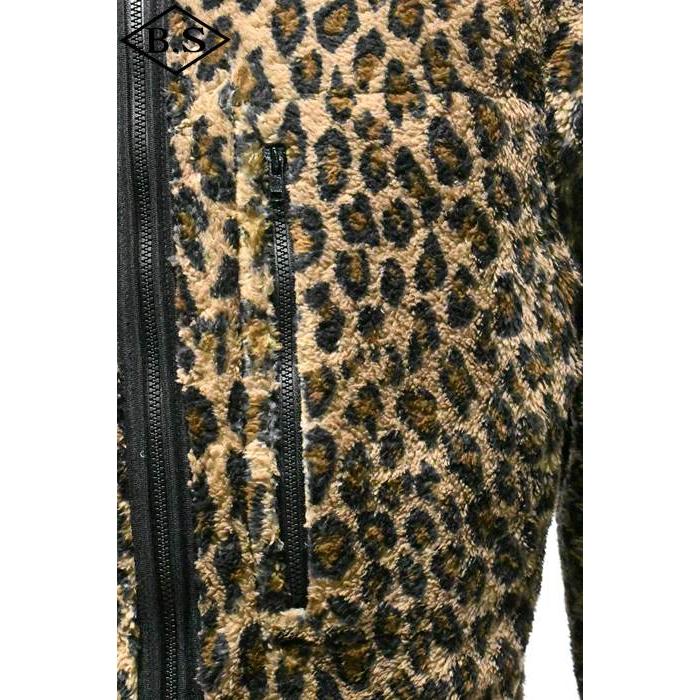 CUSHMAN（クッシュマン） ジップパーカー 66930 LEOPARD FLEECE ZIP