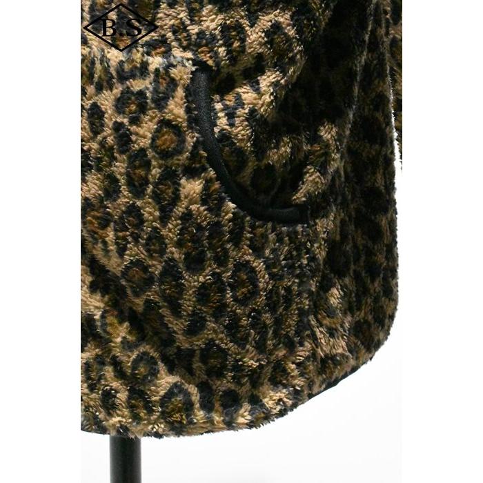 CUSHMAN（クッシュマン） ジップパーカー 66930 LEOPARD FLEECE ZIP